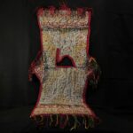 Antique Embroidered Wedding Tunic – Gul e Bukmal Fabric – Afghanistan