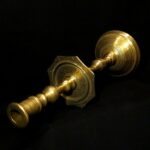 Old Berber Bronze Candlestick – Morocco