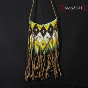 Old Fine Kirdi Beaded Bag - Cameroon