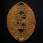 Antique Zulu-Nguni Hide Shield – Ihawu – South Africa
