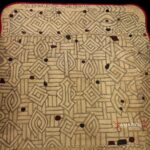 Outstanding Large Old Kuba Raffia Cloth – BUSHOONG – DR Congo – Signed Piece