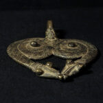Gan Bronze Amulet – Snakes – Burkina Faso