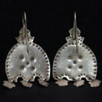 Fine Berber Earrings – Crescent and Hands of Fatim – South Morocco