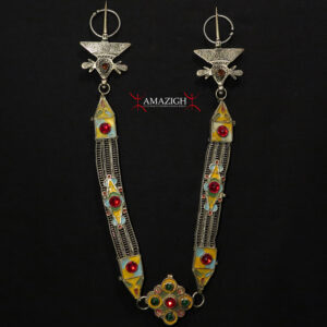 Old Pair Berber Fibulae - TIZERZAI - Tiznit Region, South Morocco