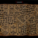 Old Large Kuba Raffia – BUSHOONG – Kasai Velvet – DR Congo