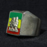 Old Silver Ring – Lion of Judah – Rastafari – Ethiopia