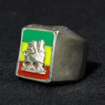 Old Silver Ring – Lion of Judah – Rastafari – Ethiopia