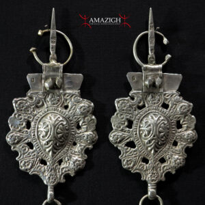 Antique Pair Berber Fibulae – TIZERZAI – Rif Mountains, North Morocco