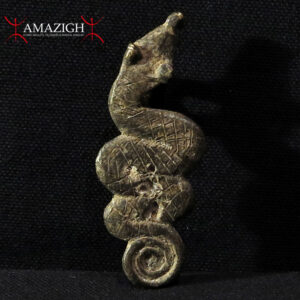 Gan Bronze Amulet – Snake – Burkina Faso