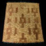 Fine Woven Straw Leather Carpet – Tuareg – Mauritania