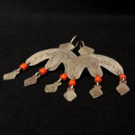 Fine Berber Earrings – Crescent and Hands of Fatima – South Morocco