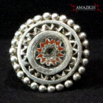 Fine Talismanic Berber Ring – Antique Venetian Murrina – Morocco