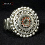 Fine Talismanic Berber Ring – Antique Venetian Murrina – Morocco