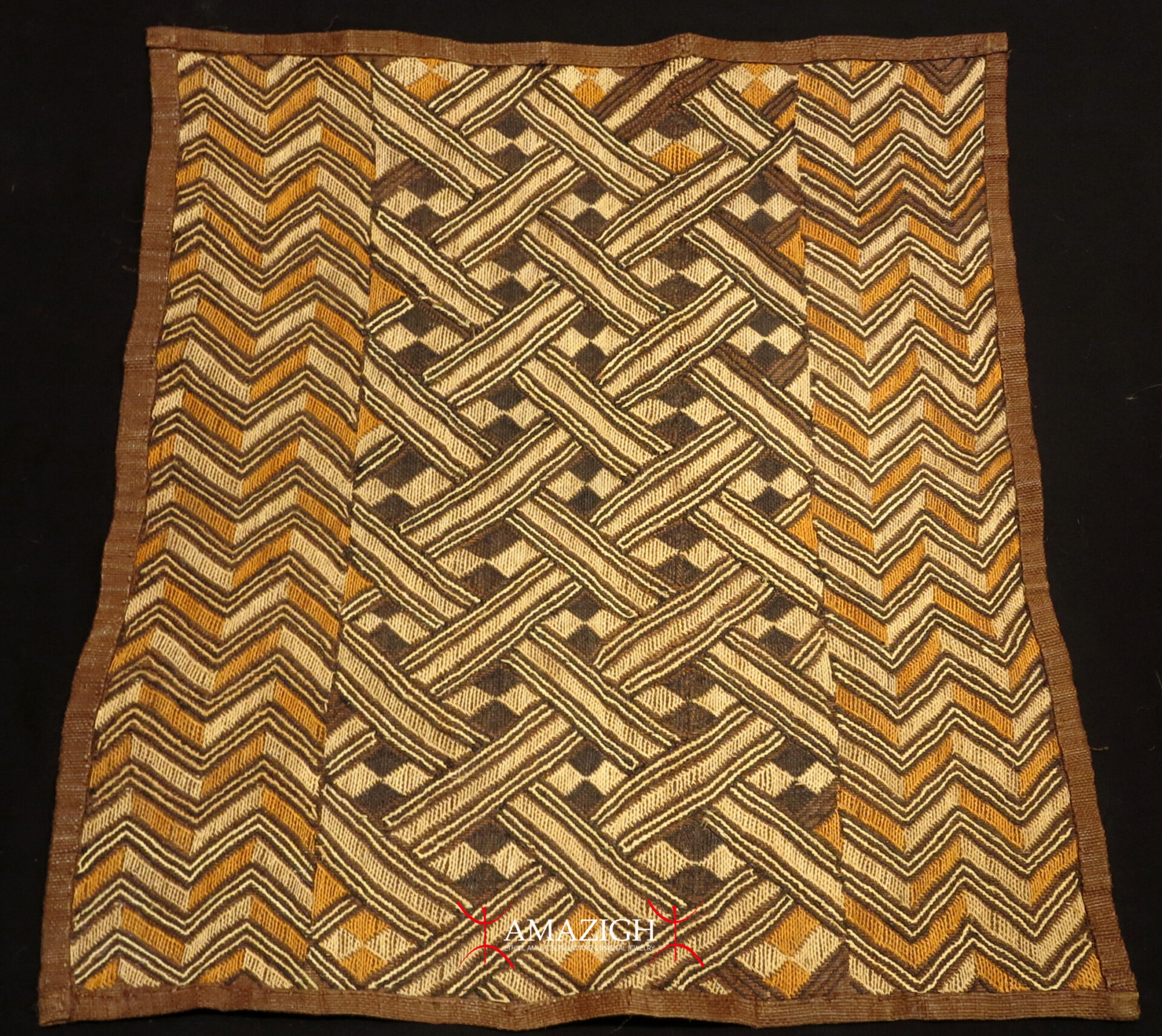 Old Fine Kuba Raffia - BUSHOONG - Kasai Velvet – DR Congo - Amazigh ...