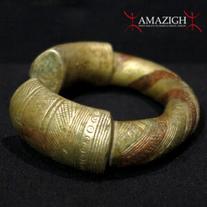 Antique Fine Gurunsi Bimetal Bracelet – African Currency – Burkina Faso