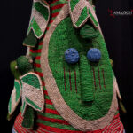 Old Beautiful Yoruba Beaded Crown – Ade Oba – South West, Nigeria