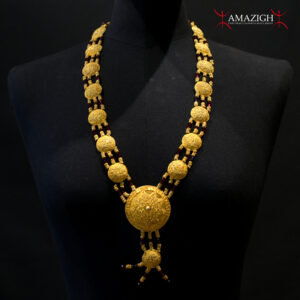 Beautiful Extra Fine Berber Necklace – Gilded Silver Filigree – Mauritania