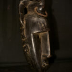 Old Tribally Used Bamana (Bambara) Mask – N’tomo Society – Mali