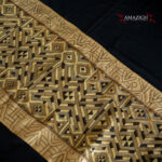 Outstanding Large Old Kuba Raffia – SHOOWA – Kasai Velvet – DR Congo