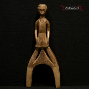 Old Fine Baule Slingshot Catapult - Carved Wood - Cote d'Ivoire