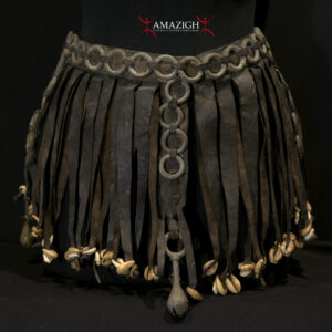 Old Fine Kirdi Leather Cache Sexe - PIKURAN - Cameroon - Rare Item