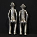 A Gan Pair of Aluminium Figures – Burkina Faso