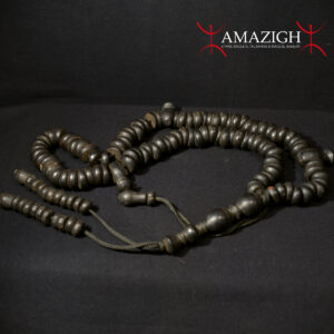 Beautiful Large Chaplet – Tasbih – Black Ebony - Senegal