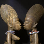 An Old Yoruba Twins Couple – Ibeji – Nigeria