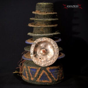 Authentic Tribally Used Ekonda Hat - Botolo - D.R. Congo