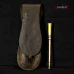 Old Tuareg Leather Bag and Smoking Pipe – Mauritania