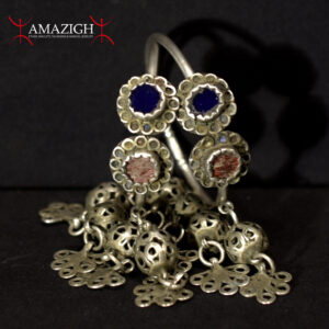 Antique Large Berber Earrings - Ouarzazate Region, Morocco