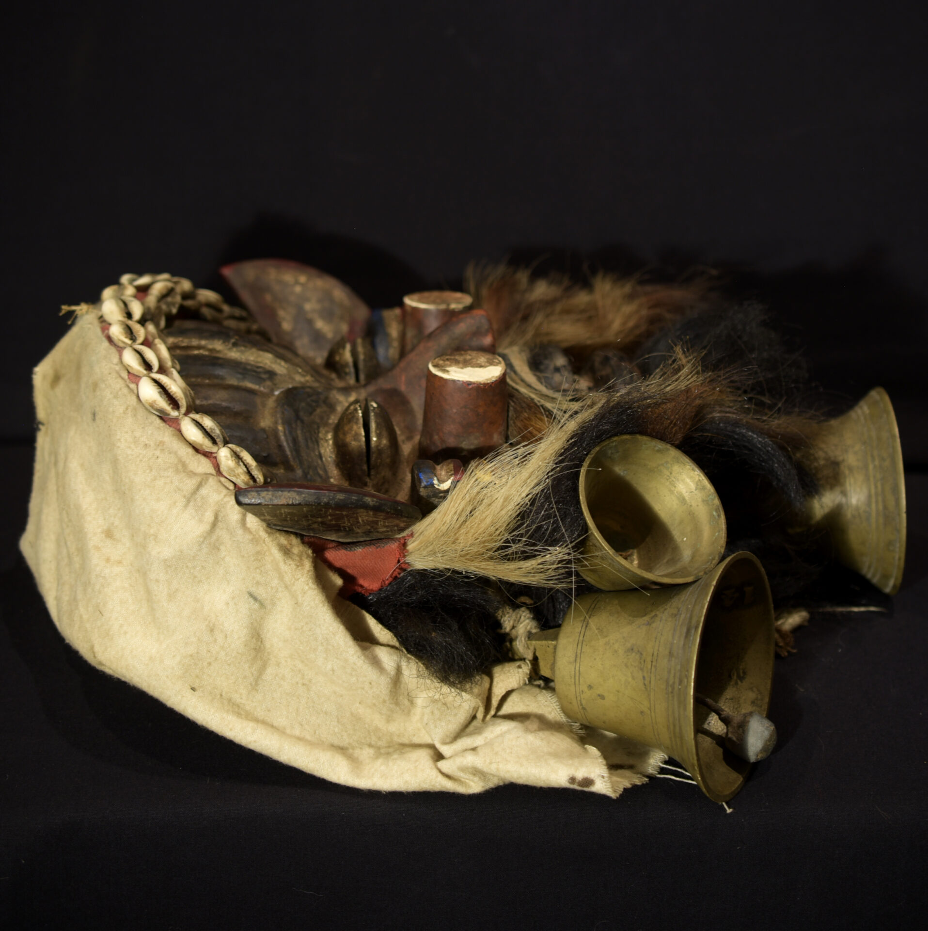 Old Tribally Used We (Krahn) Mask – Von Gla – Bush Spirit – Côte d’Ivoire