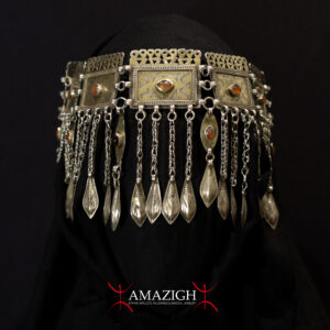 Antique Turkoman Gilded Silver Headband – Central Asia