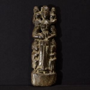 Old Fine Wooden Doll - Mother Goddess - Odisha, India