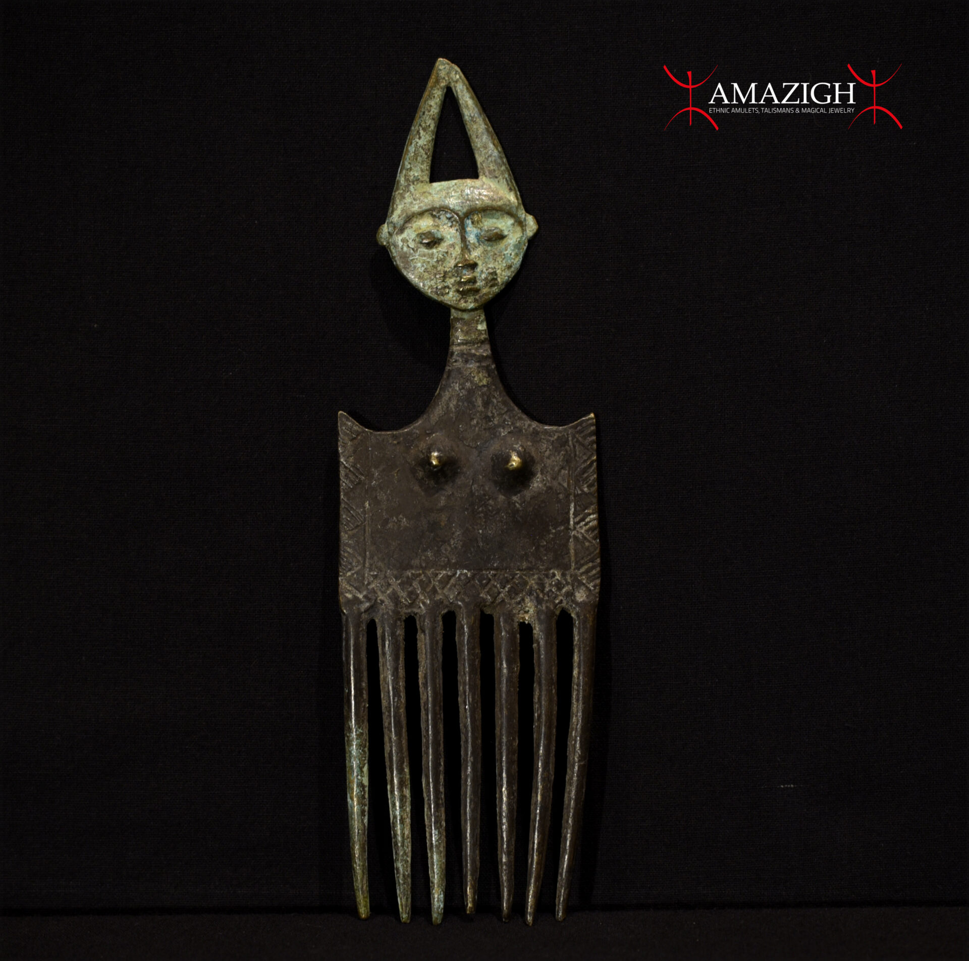Beautiful Metal Agni-Akan Comb – Cote d’Ivoire
