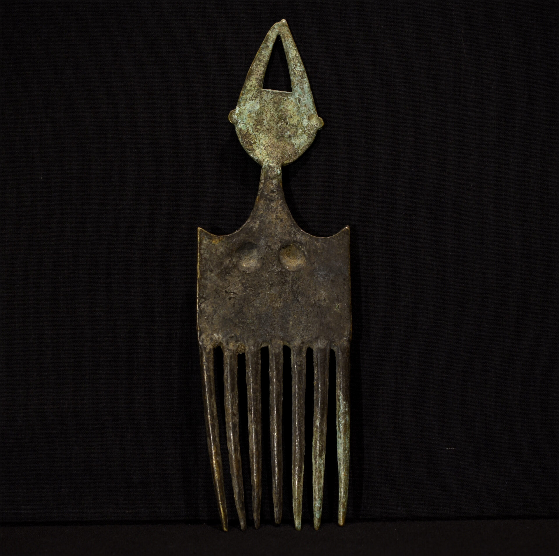 Beautiful Metal Agni-Akan Comb – Cote d’Ivoire