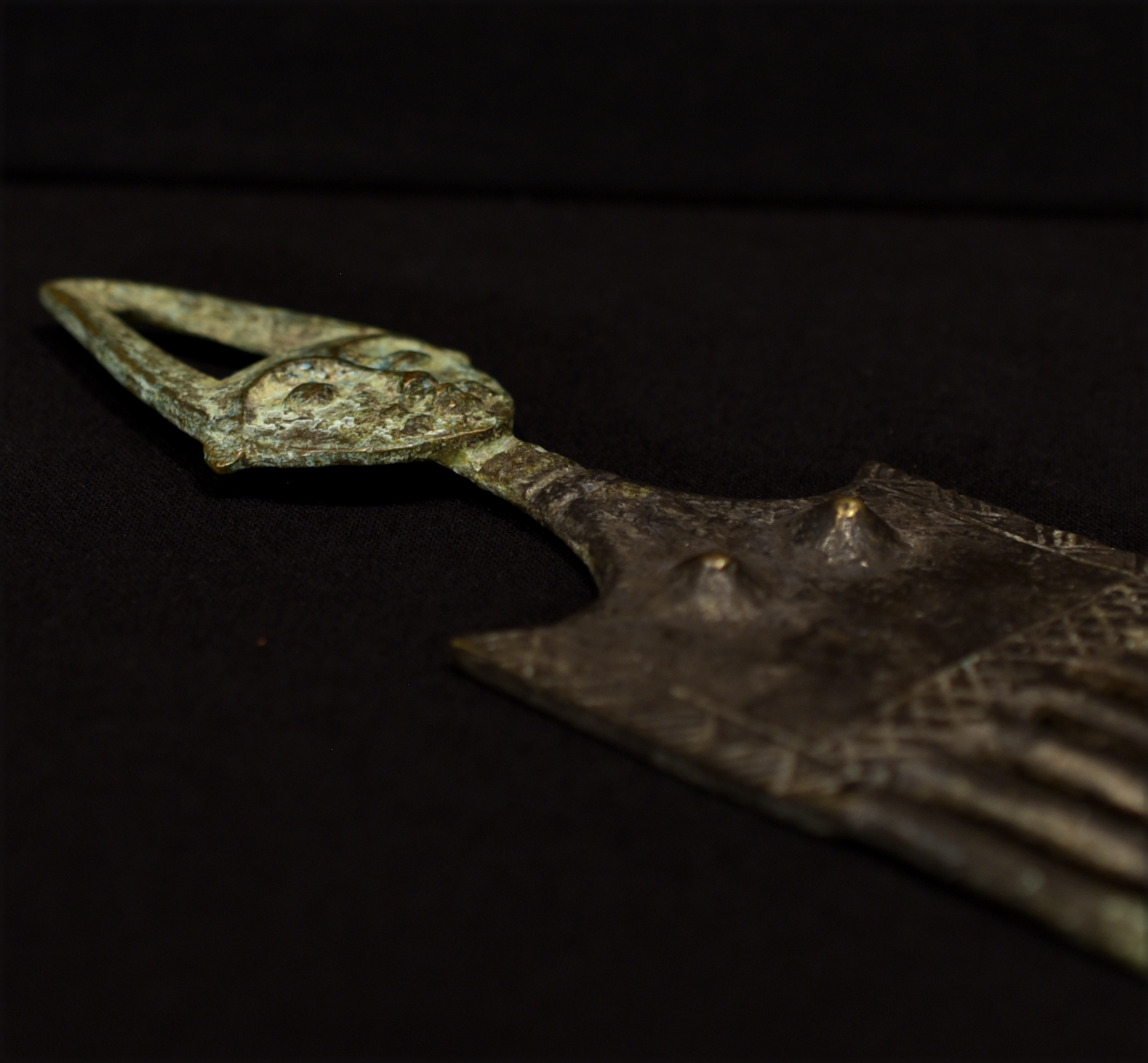 Beautiful Metal Agni-Akan Comb – Cote d’Ivoire