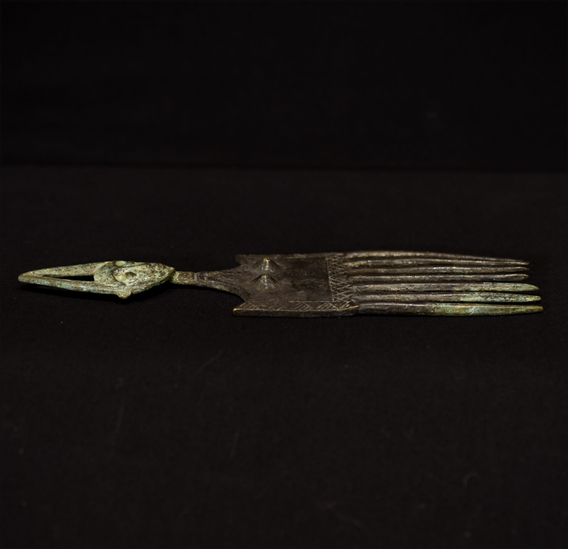 Beautiful Metal Agni-Akan Comb – Cote d’Ivoire