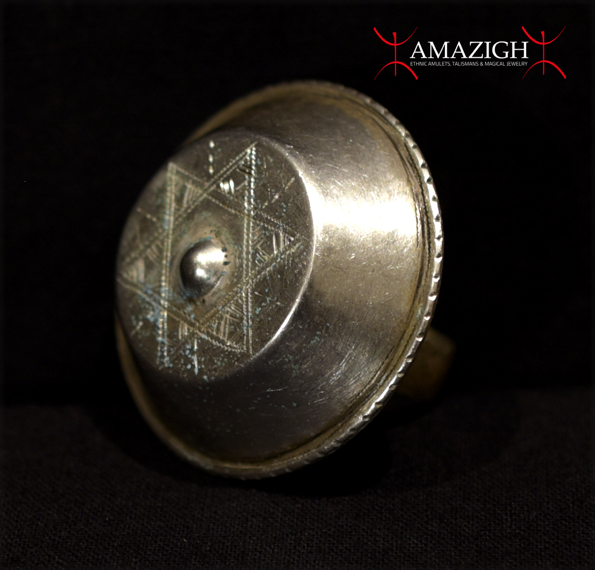 Old Fine Tuareg Moon Ring – Shisandar Tellit – Niger