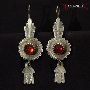 Old Berber Earrings - Hands of Fatima - South Morocco
