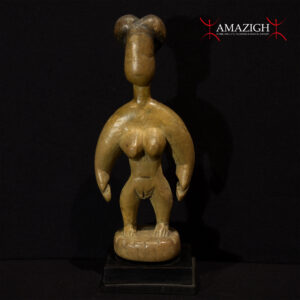 Old Fine Tribally Used Ewe Female Figure - Togo