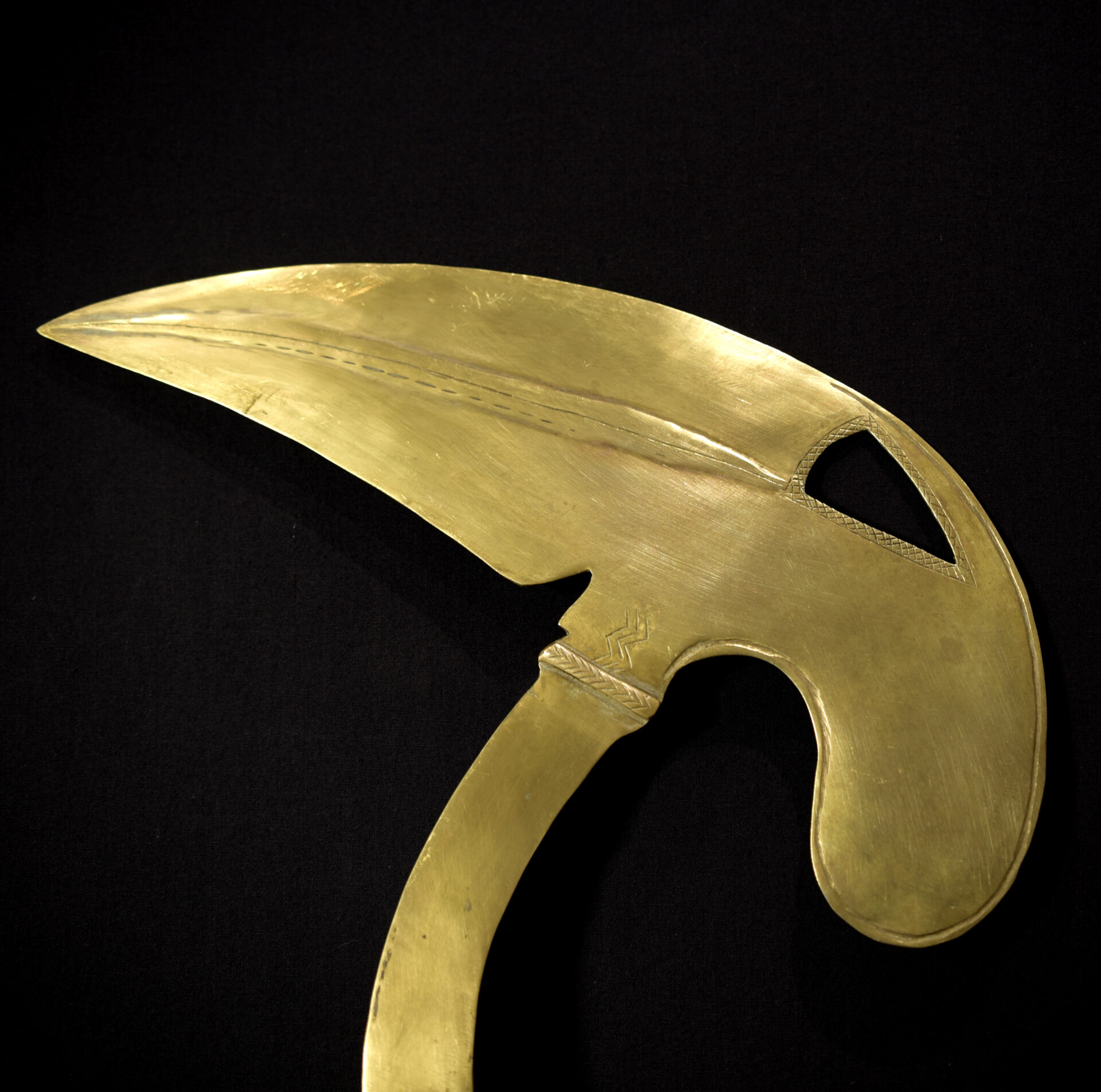 Old Large Bird Shaped Ceremonial Knife – Musele / Onzil – Gabon