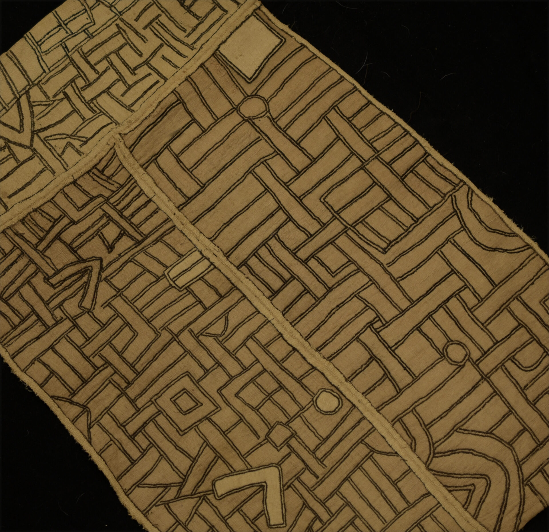 Old Fine Kuba Raffia – BUSHOONG – Kasai Velvet – DR Congo