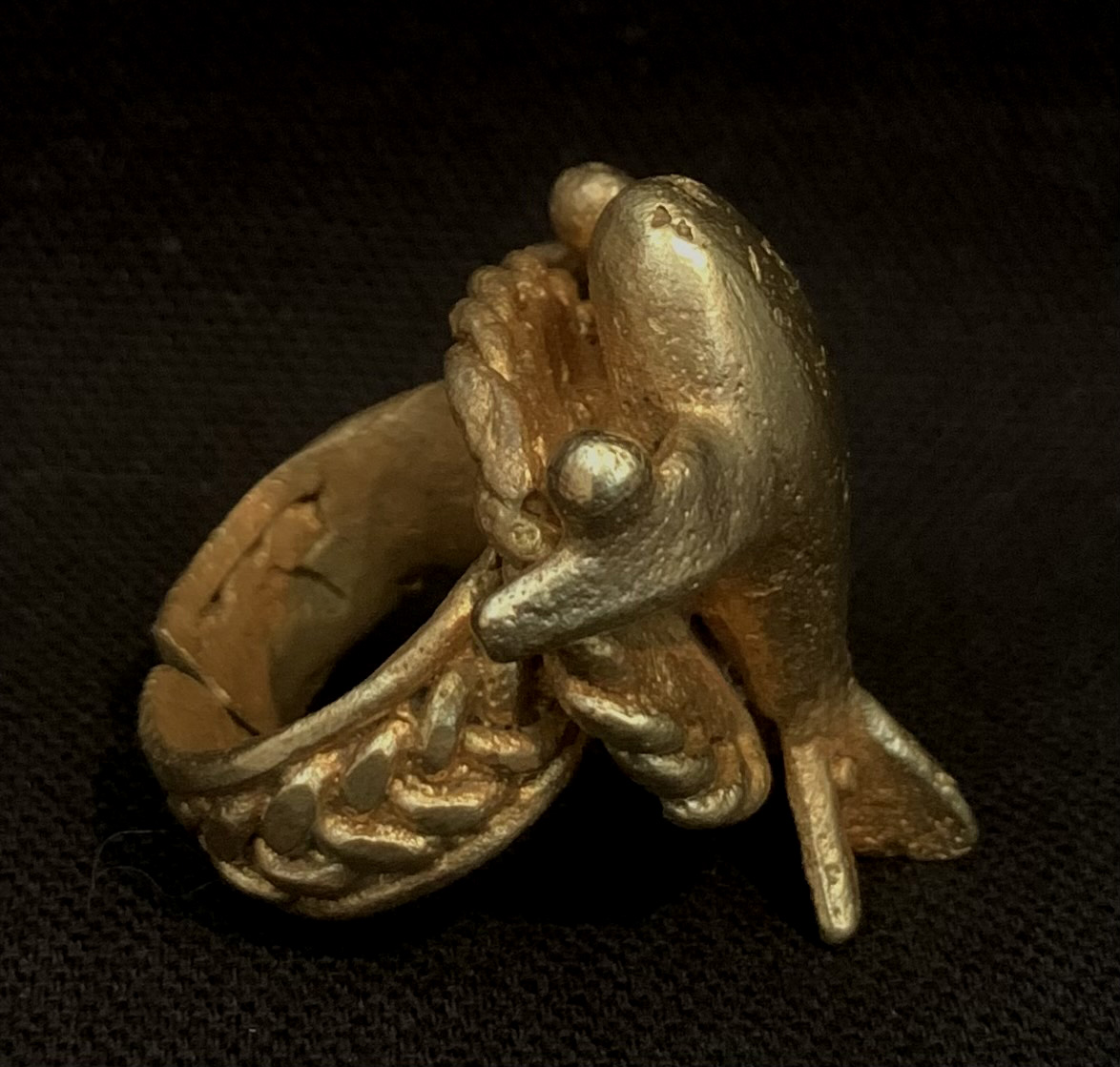Large Baule Ring – Airplane – Ivory Coast