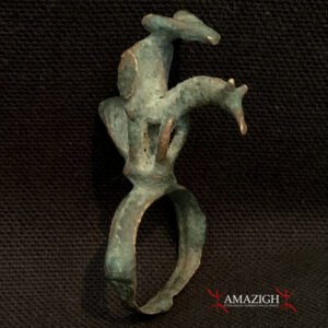 Antique Djenné-Djenno Ring - Equestrian Figure - Mali