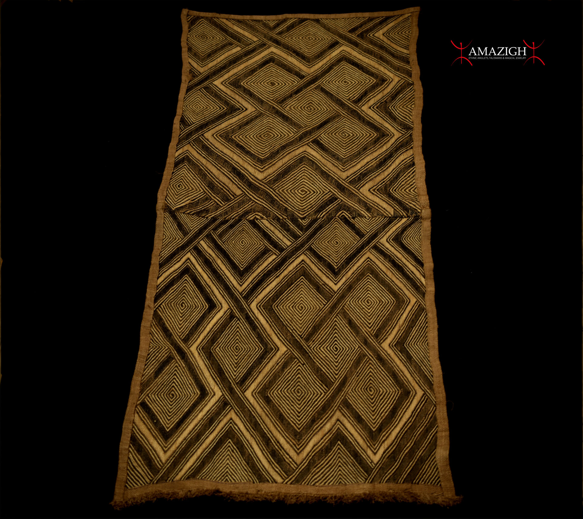 Old Fine Kuba Raffia – BUSHOONG – Kasai Velvet – DR Congo