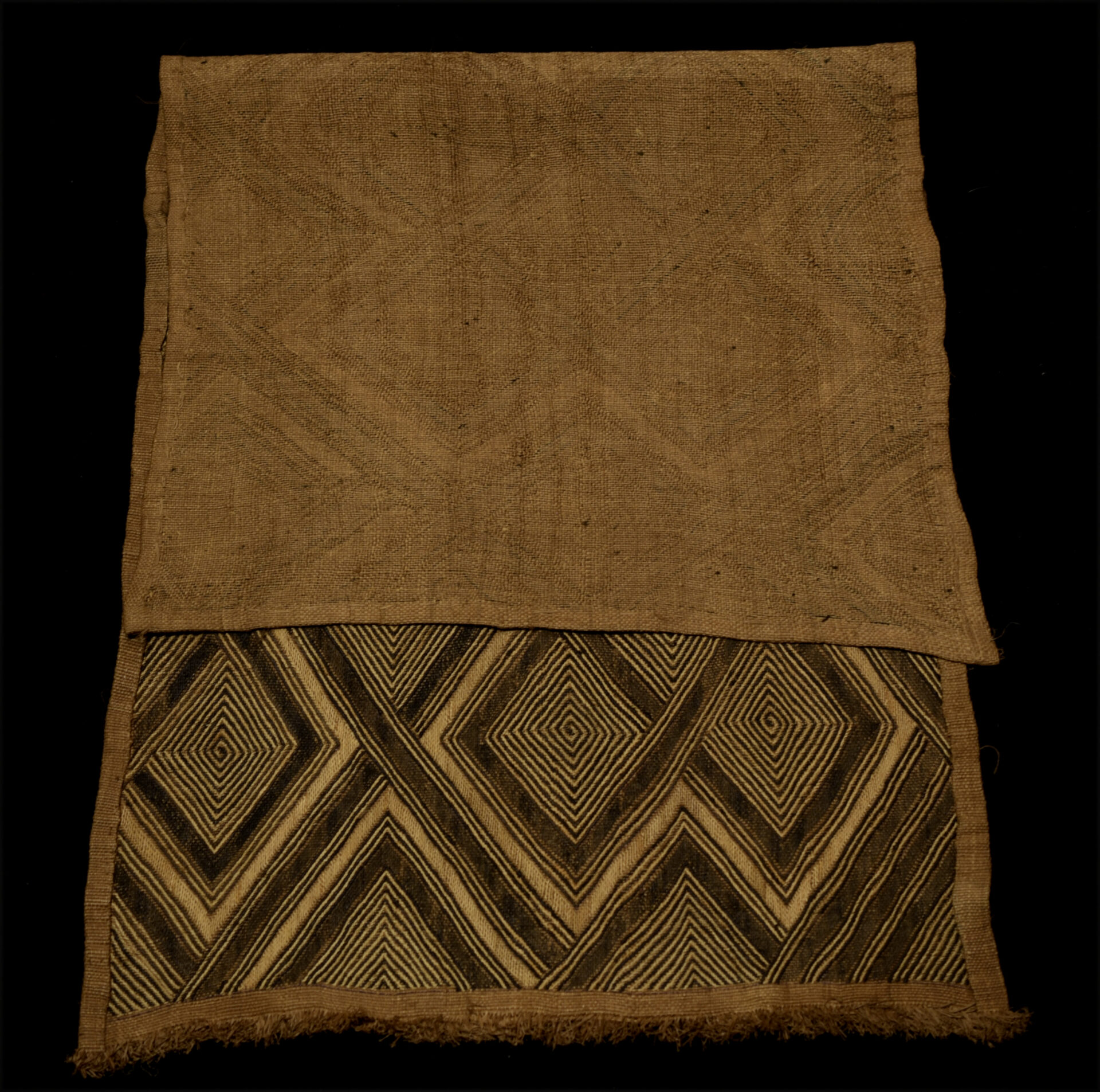 Old Fine Kuba Raffia – BUSHOONG – Kasai Velvet – DR Congo