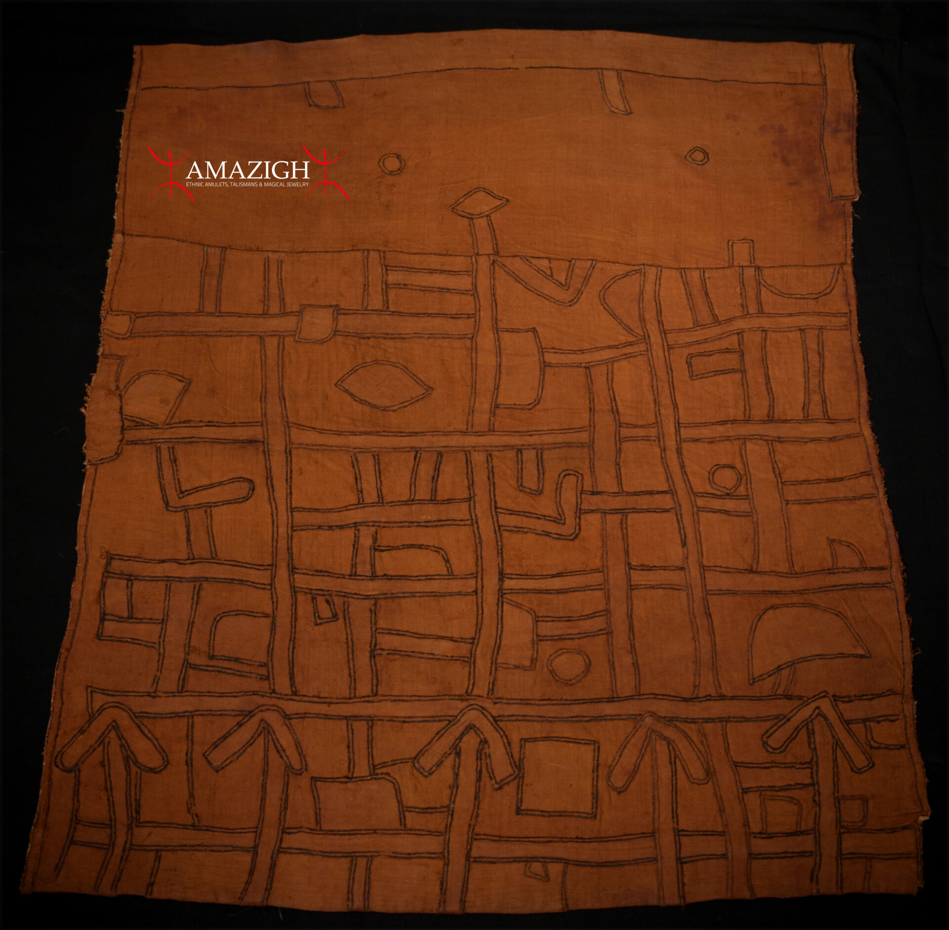 Old Fine Kuba Cloth – BUSHOONG – Kasai Velvet – DR Congo