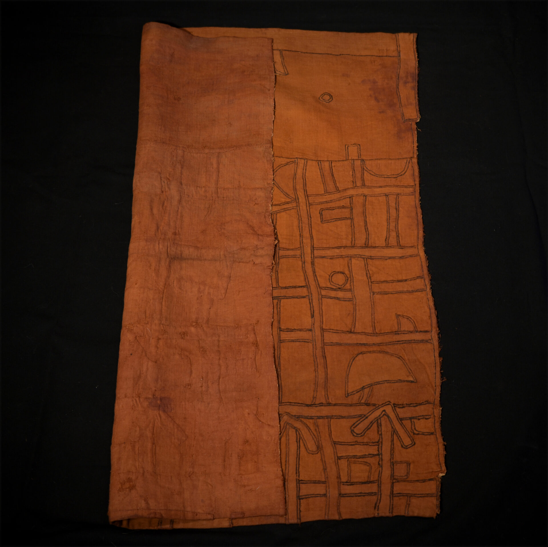 Old Fine Kuba Cloth – BUSHOONG – Kasai Velvet – DR Congo