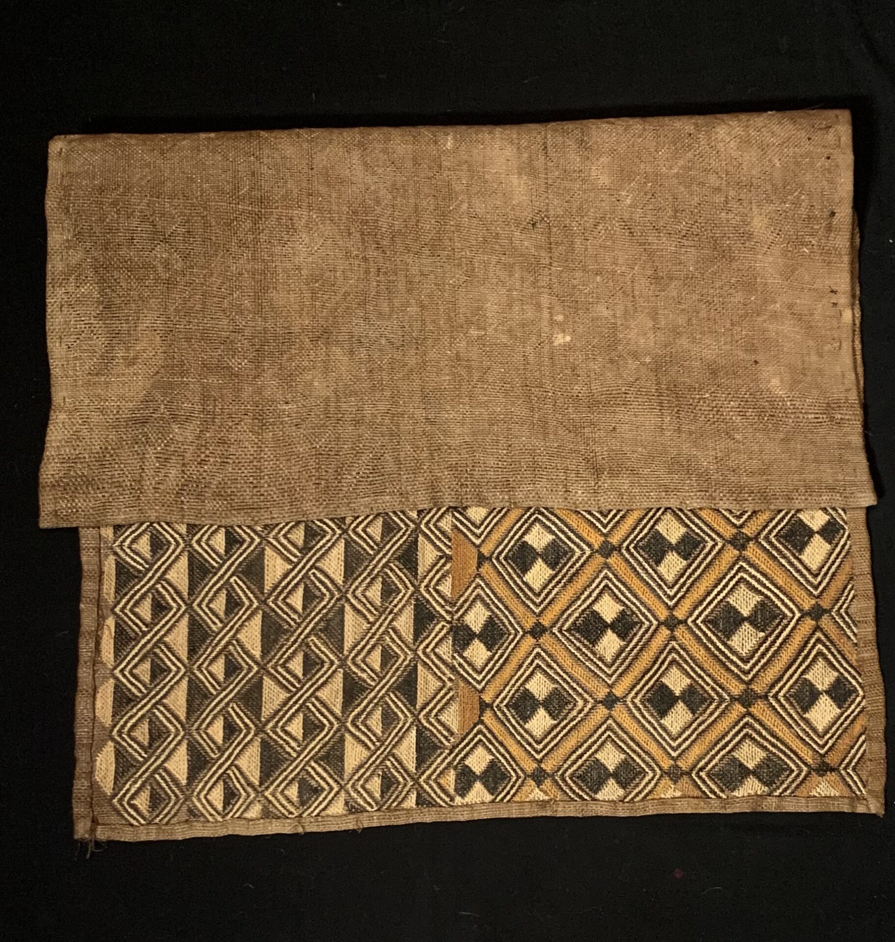 Old Fine Kuba Raffia – BUSHOONG – Kasai Velvet – DR Congo